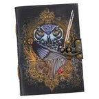 Vintage Handmade Genuine Leather Journal-Premium Antique Lock Closure-200 Handmade White Pages -34 - Navkar Handicrafts