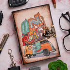 Vintage Handmade Genuine Leather Journal-Premium Antique Lock Closure-200 Handmade White Pages -30 - Navkar Handicrafts