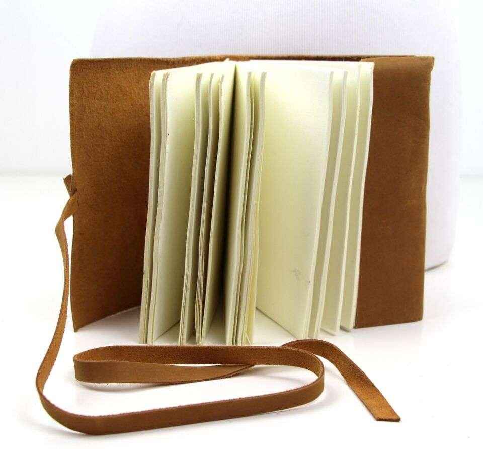 Leather Journal Diary with Premium Antique String Closure vintage Journal handmade 200 pages white unruled|travel Diary|personal journal -7