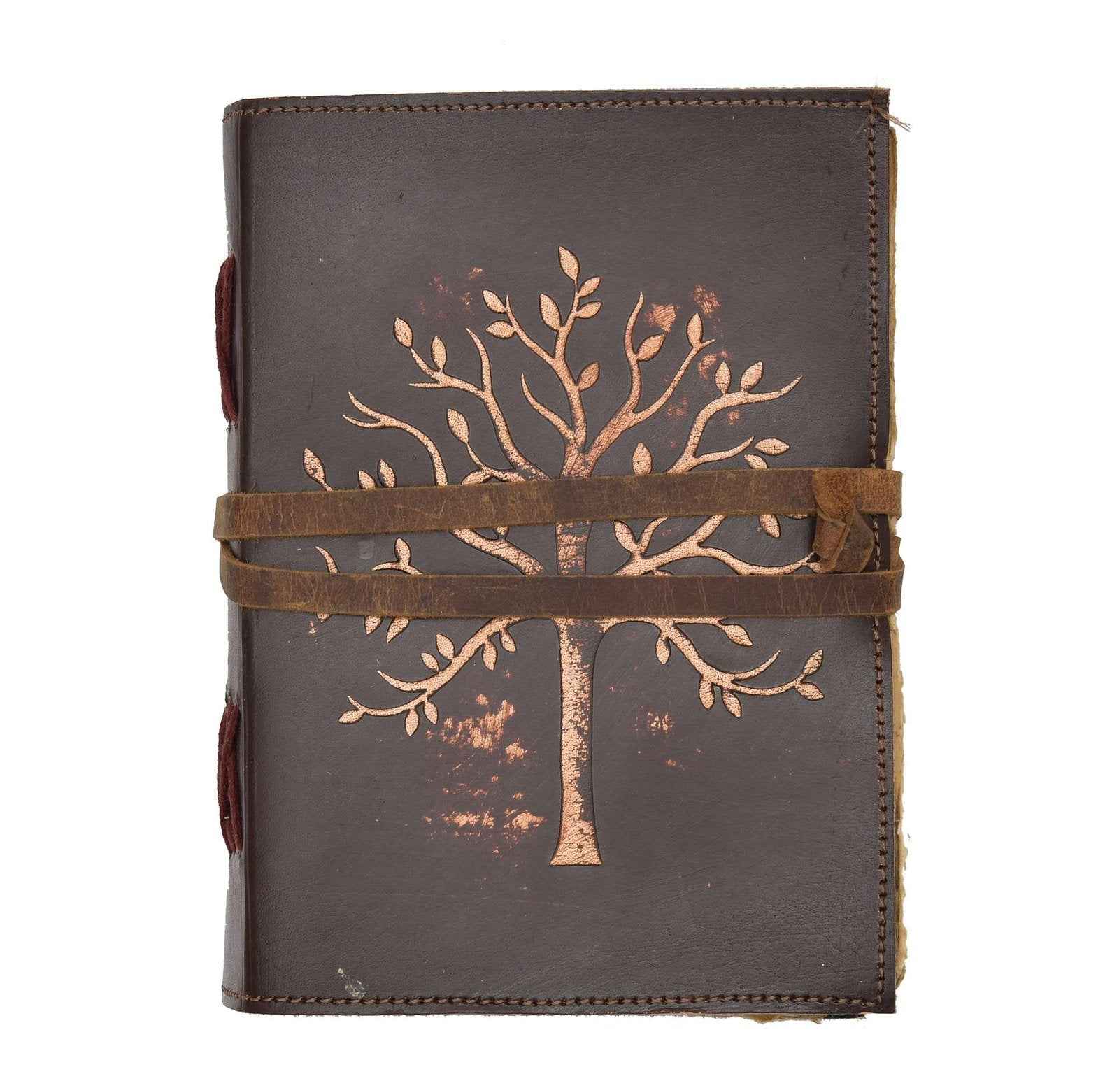 Genuine Leather Diary-Vintage Handmade Leather Journal-Premium Antique String Closure-200 Handmade Deckle Edge Antique Pages -2
