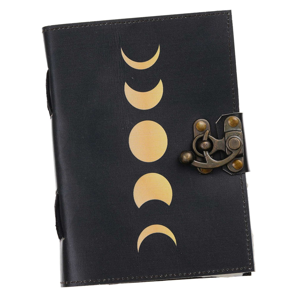 Vintage Handmade Genuine Leather Journal-Premium Antique Lock Closure-200 Handmade White Pages -35 - Navkar Handicrafts