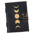 Vintage Handmade Genuine Leather Journal-Premium Antique Lock Closure-200 Handmade White Pages -35 - Navkar Handicrafts