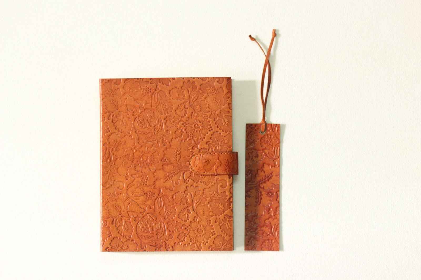 Vintage Handmade Genuine Leather Journal-Premium Antique button Closure-200 Handmade White Pages -4