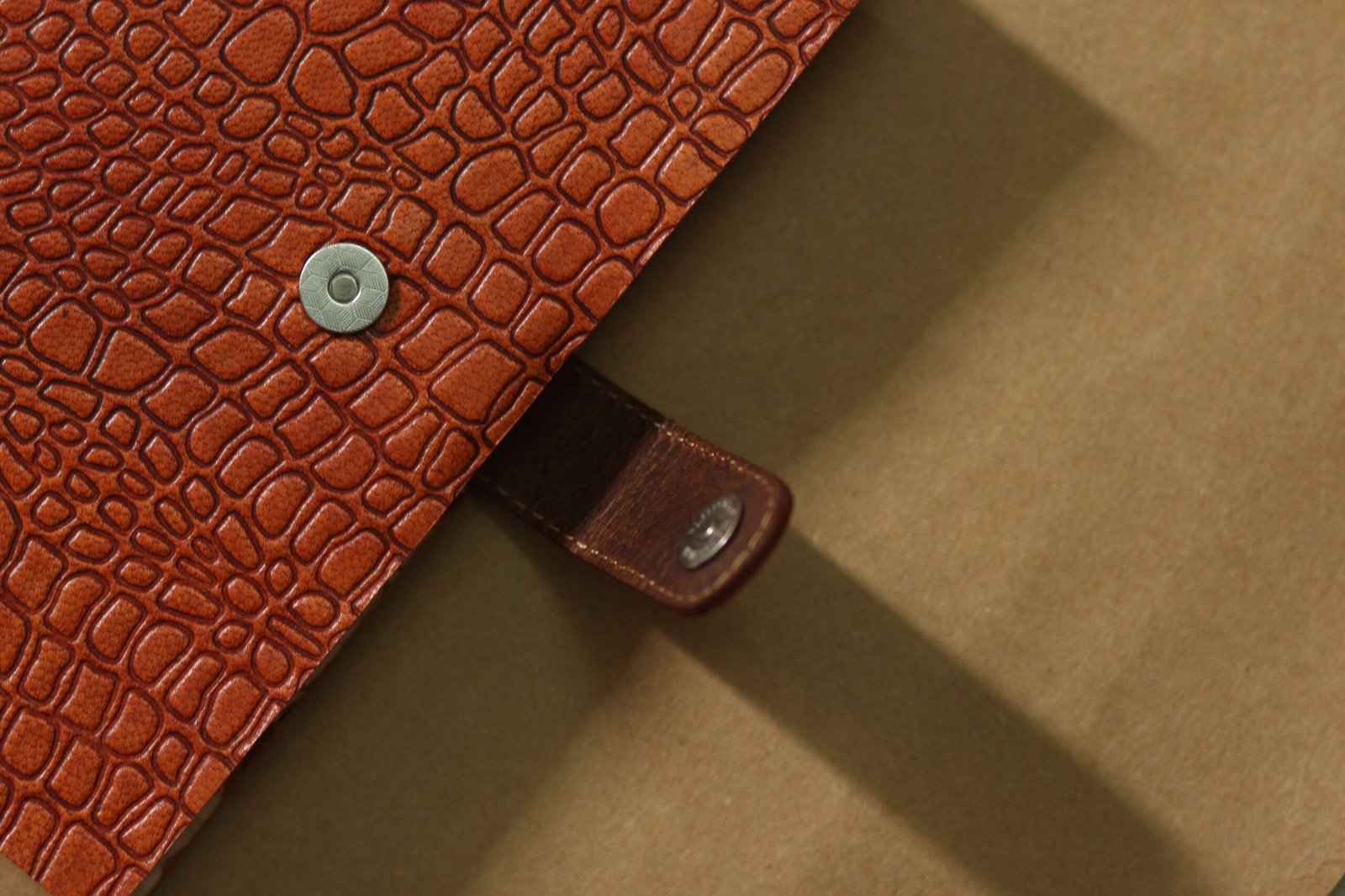 Vintage Handmade Genuine Leather Journal-Premium Antique button Closure-200 Handmade White Pages -2