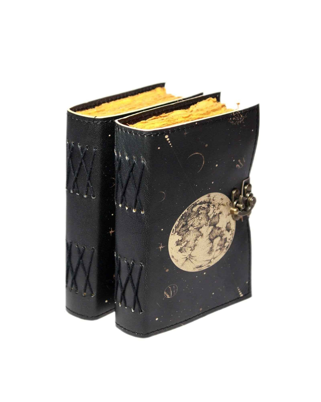 Genuine Leather Diary-Vintage Handmade Leather Journal-Premium Antique LOCK Closure-200 Handmade Deckle Edge Antique Pages -12