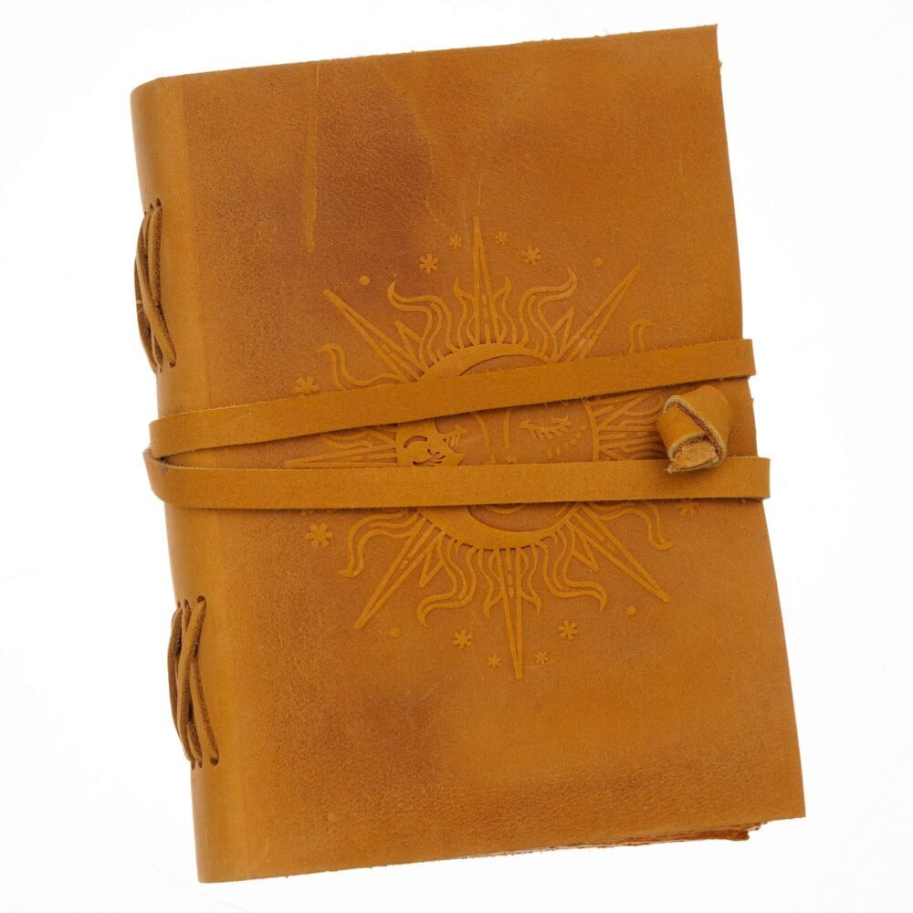 Handmade Printed Cardboard Journal Diary with Buckle Lock-200 Pages Notepad For Men and Women -15 - Image 5