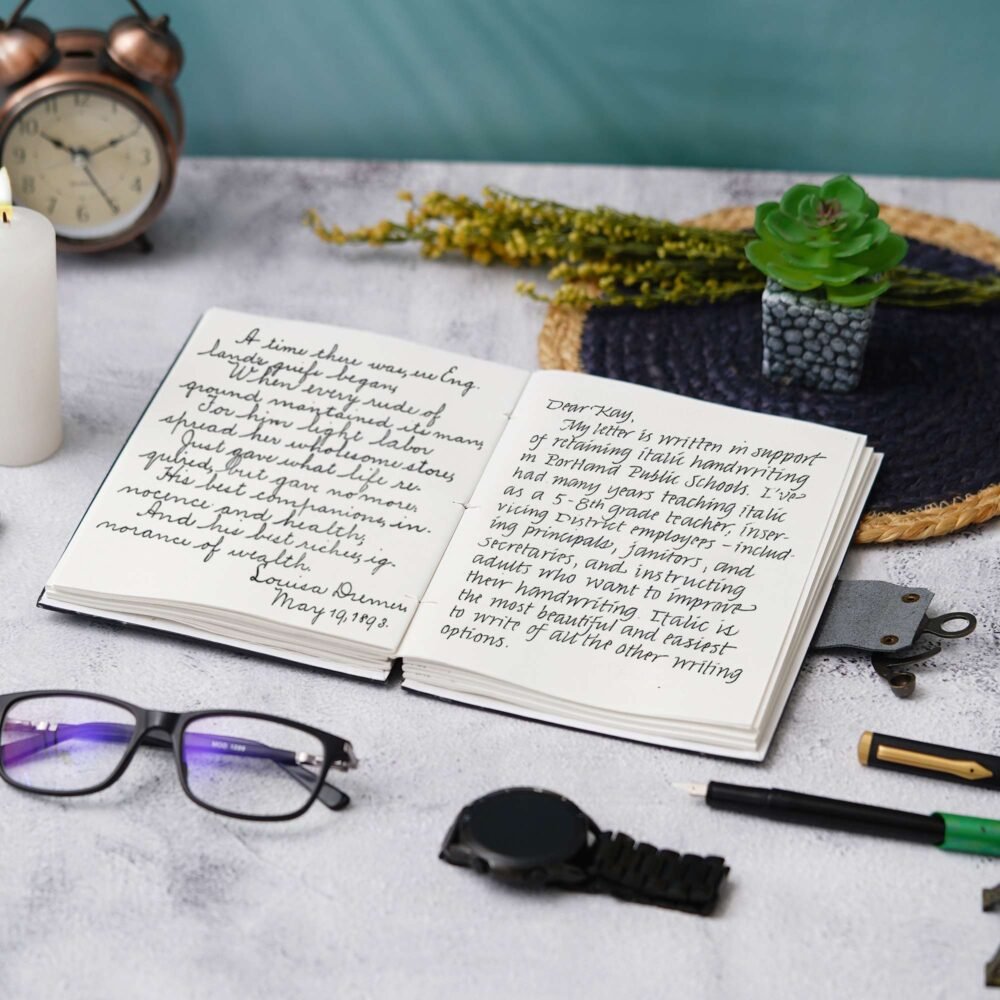 Handmade Printed Cardboard Journal Diary with Buckle Lock-200 Pages Notepad For Men and Women -15 - Image 2