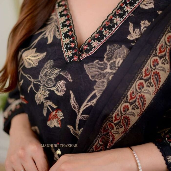 Afghani Kurta Pant with Dupatta Set for Women - Ethnic Flared Pants Suit Set (M to XXL)